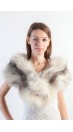 Arctic Platinum Fox Fur Stole